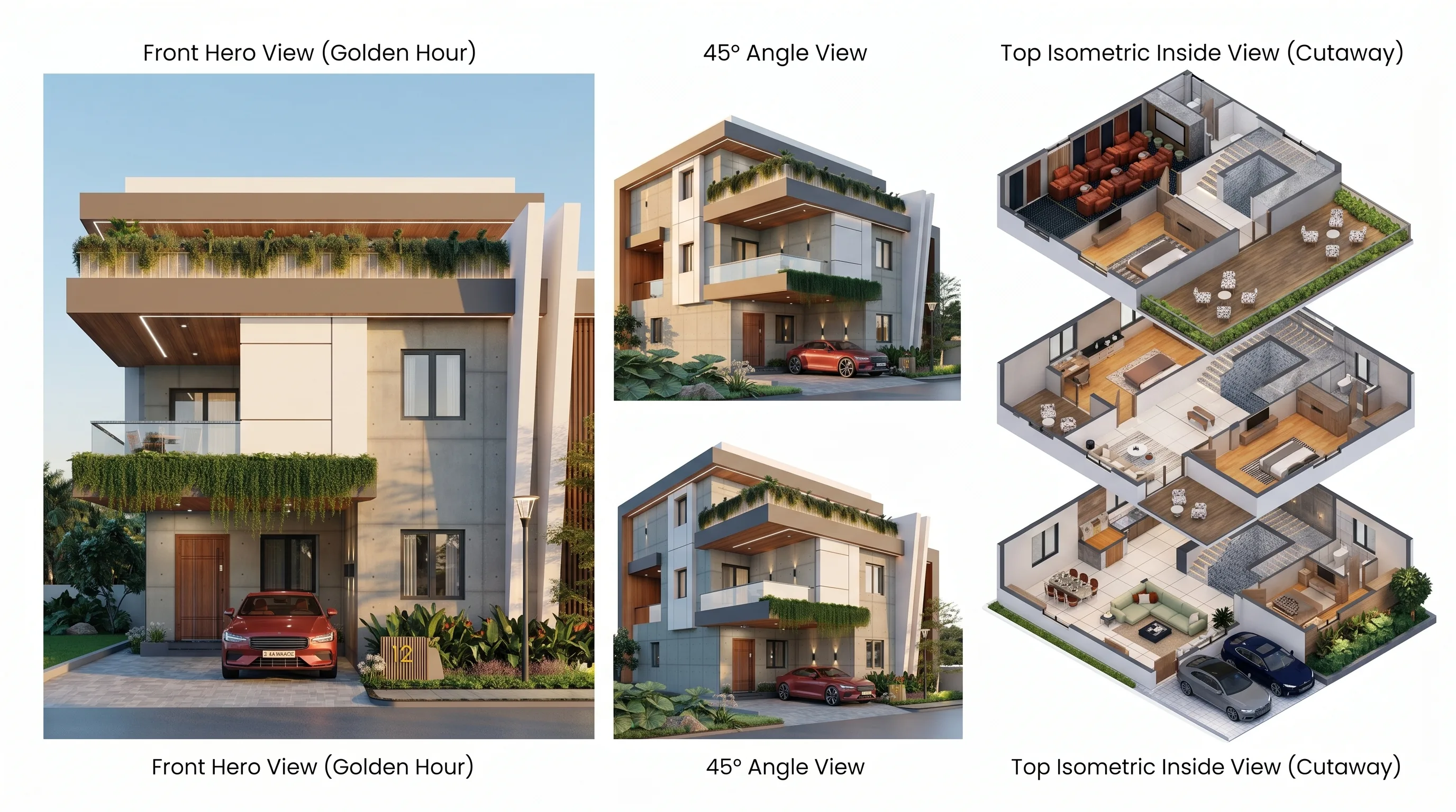 West Facing Villas in Adibatla Floor Plan